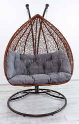 Двухместное подвесное кресло Dabl качели  для райского отдыха