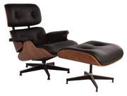 Купити Крісло Eames Lounge Chair  Львів Крісло шкіряне з оттоманом Eam